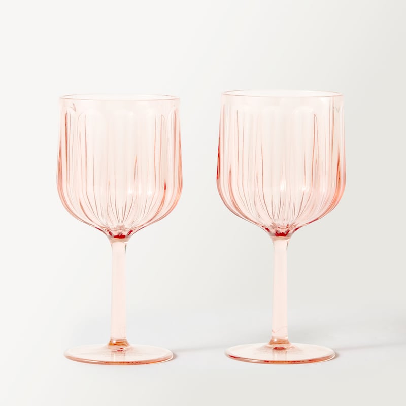 Airlie Pink Fluted Wine Glass Pack of 2