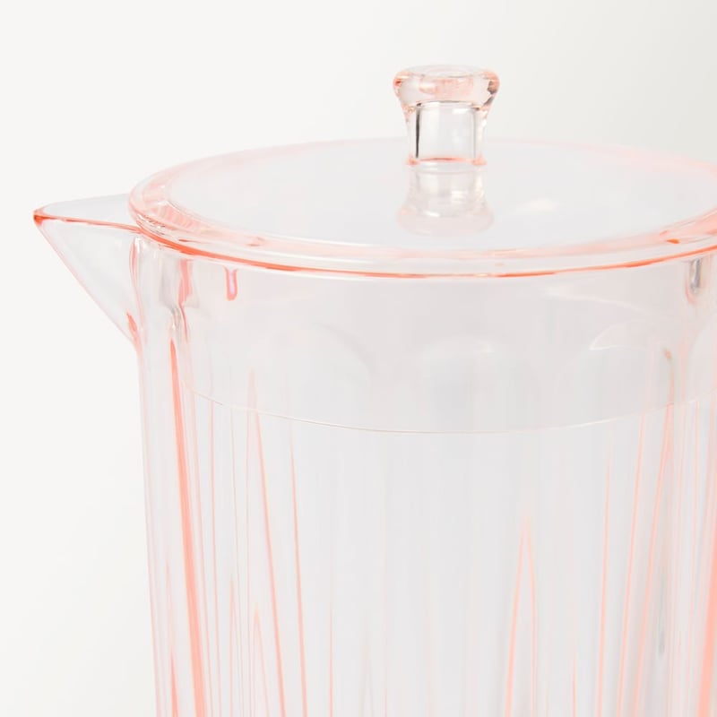 Airlie Pink Fluted Jug