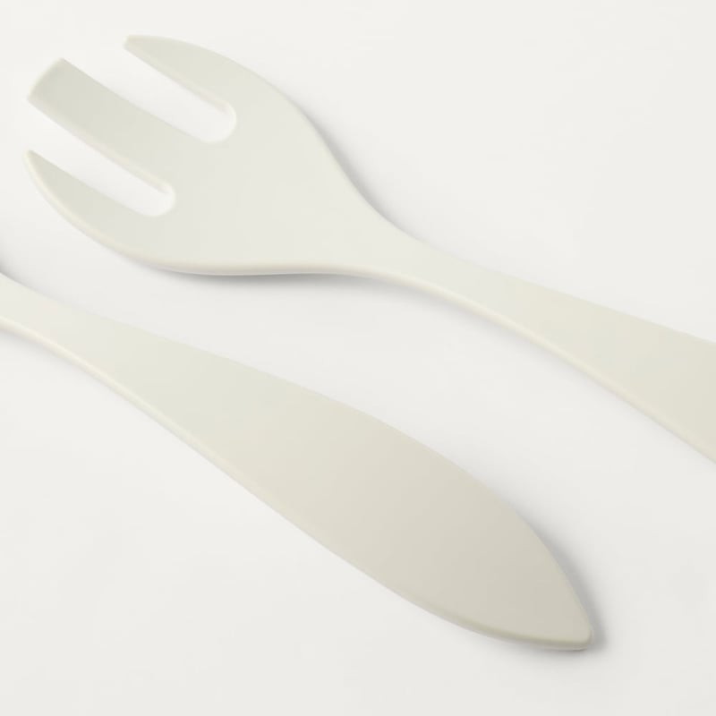 Finley Ivory Salad Servers
