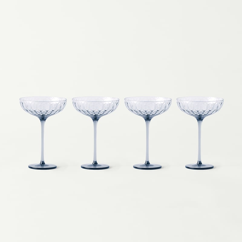 Soho Dusty Blue Cocktail Glass Pack of 4