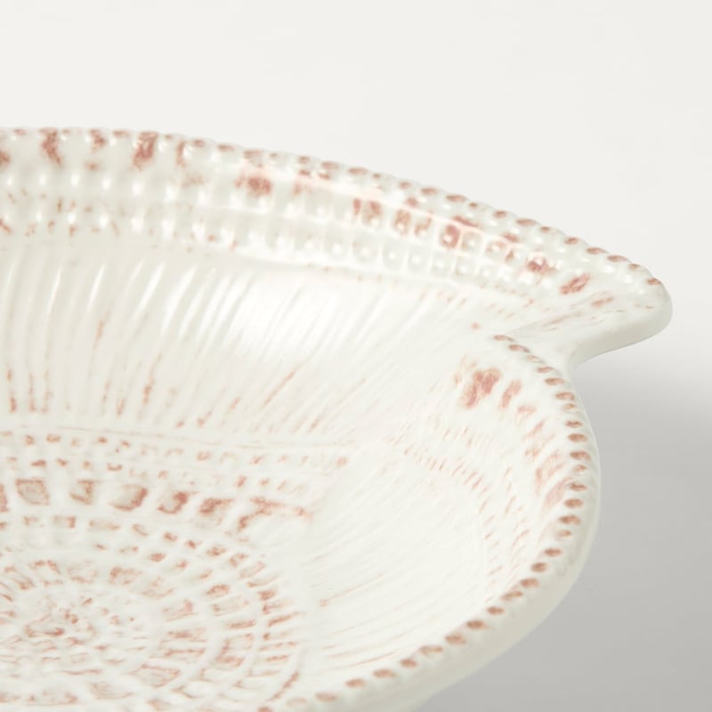 Aegean White Melamine Shell Bowl