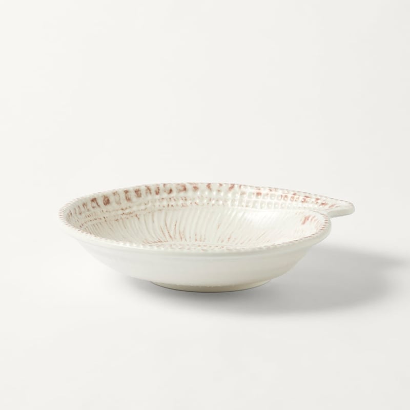 Aegean White Melamine Shell Bowl