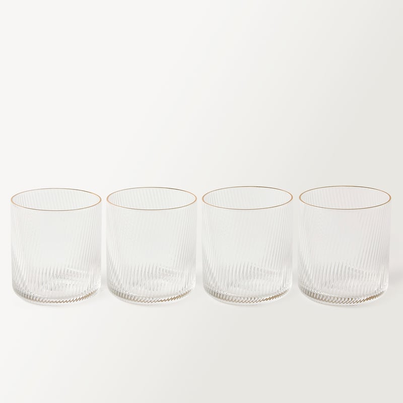Sibella Gold Tumbler Pack of 4