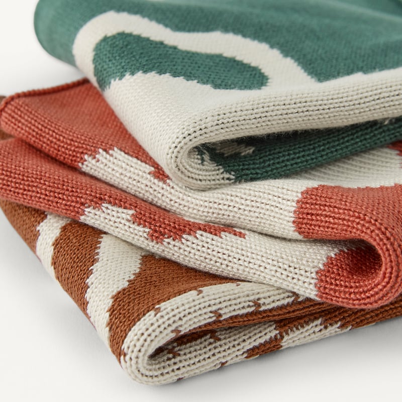 Dallas Artefact Bamboo Knitted Washcloths Pack of 3