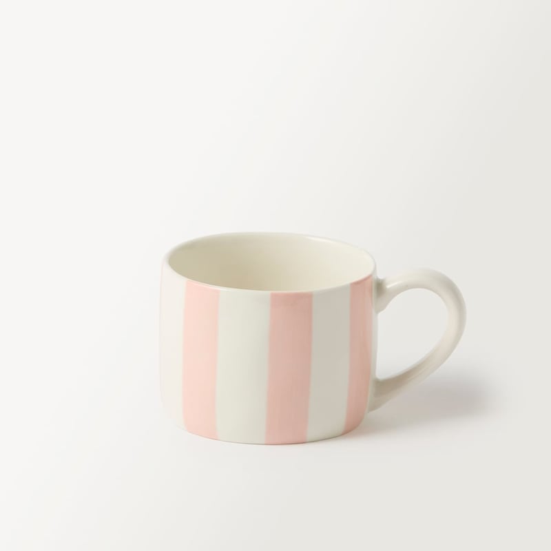 Stripe Peony Mug