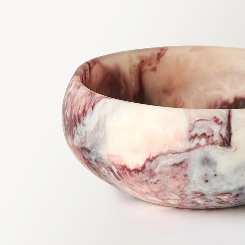 Milano Burgundy Resin Servingware