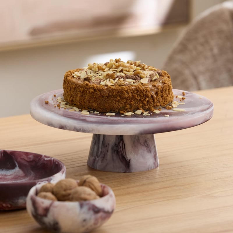 Milano Burgundy Resin Servingware