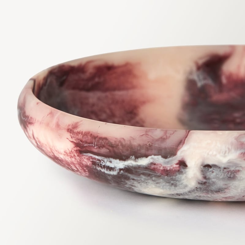 Milano Burgundy Resin Servingware