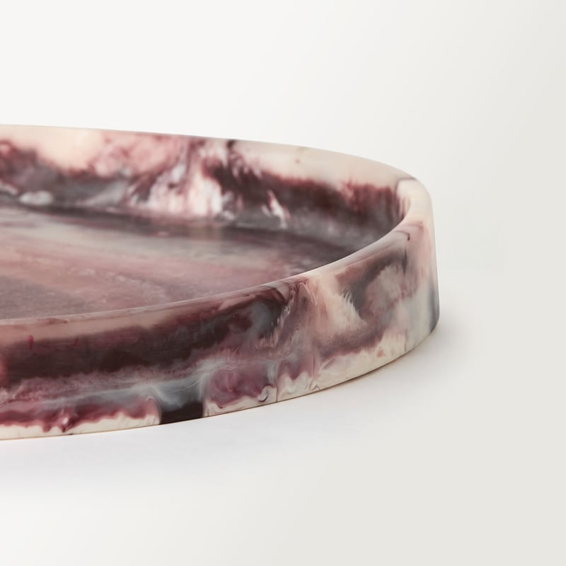 Milano Burgundy Resin Servingware