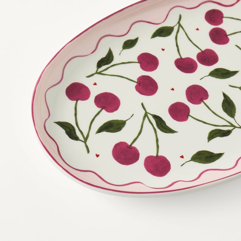 Ma Cherie Multi Cherry Oval Platter