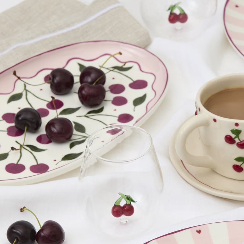 Ma Cherie Multi Cherry Oval Platter