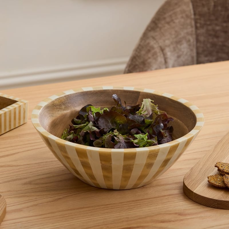 Attica Caramel Resin Large Bowl