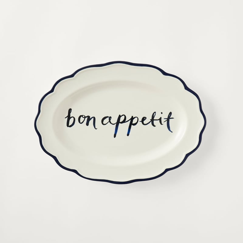 Petit Dejeuner Bon Appetit Oval Platter