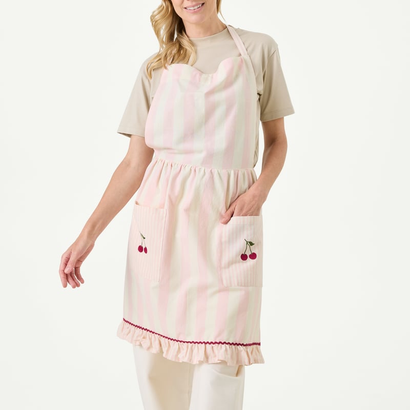 Ma Cherie' Apron Cherry