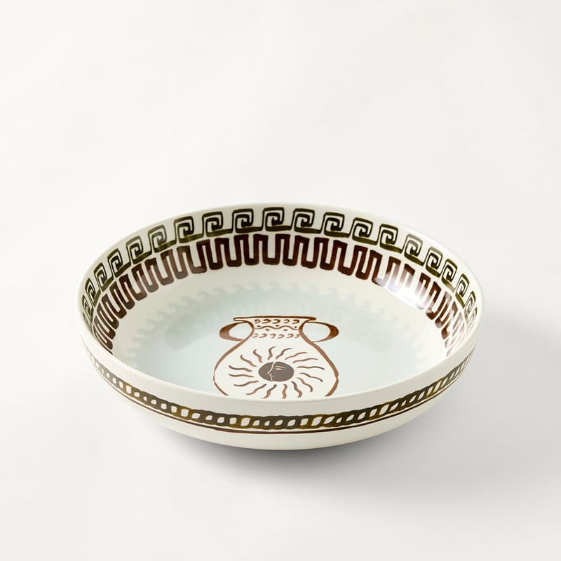 Artefact Green Serving Bowl