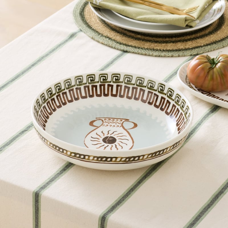 Artefact Green Serving Bowl