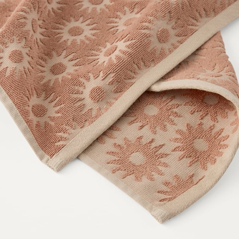 Sun Pink Tea Towel Pack of 2