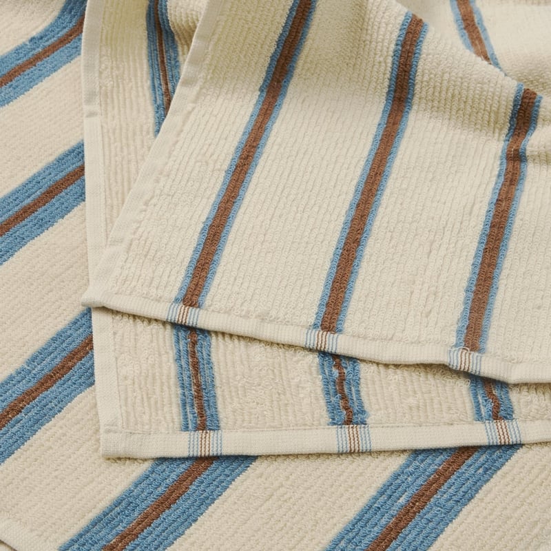 Frankie Blue & Brown Tea Towel Pack of 2