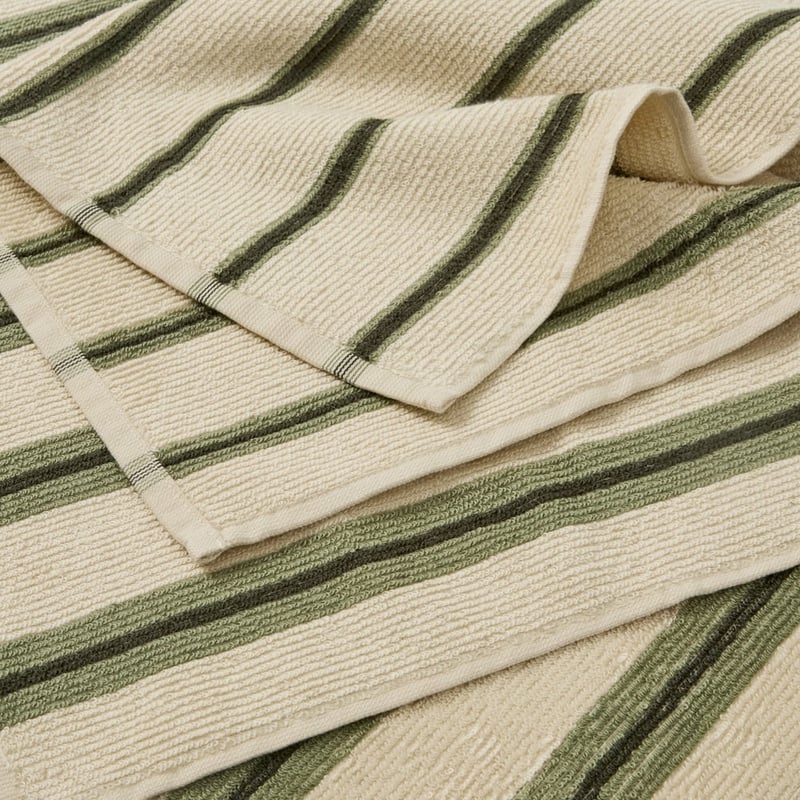 Frankie Dark Green & Light Green Tea Towel Pack of 2