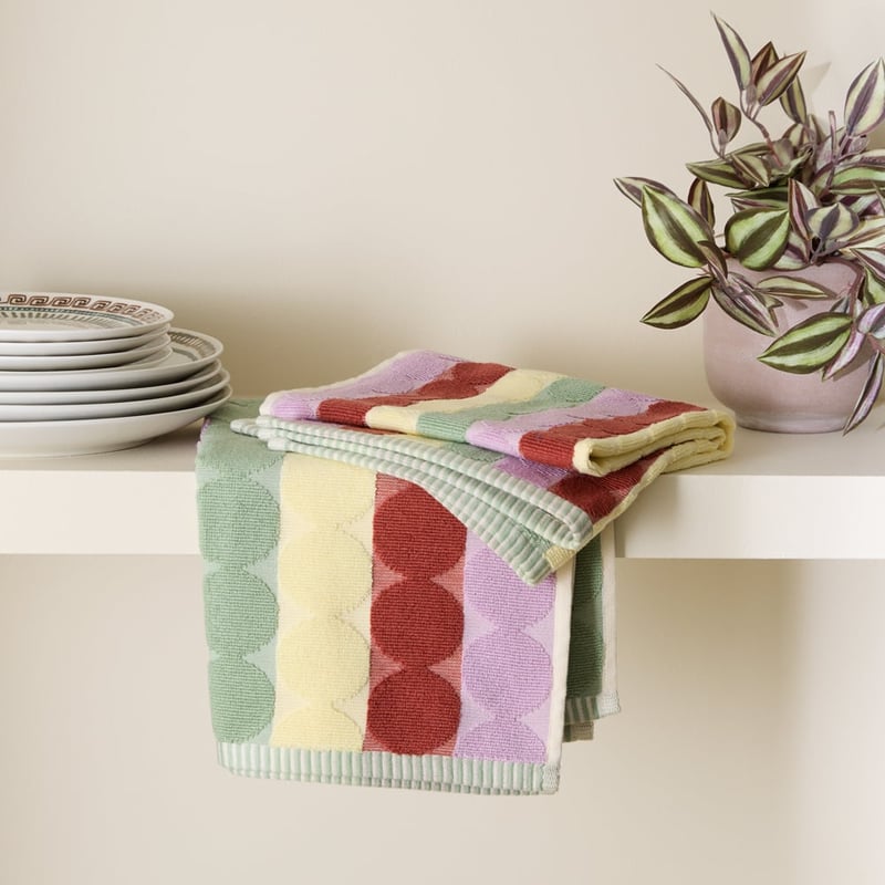 Avery Green Tea Towel Pack of 2