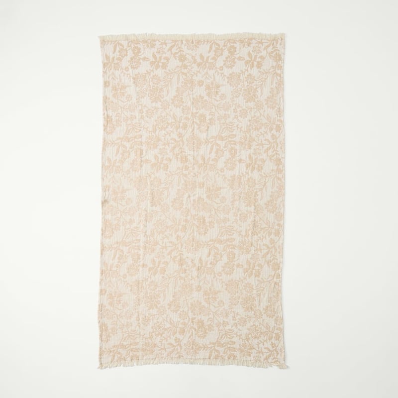 Pippa Pebble Floral Throw