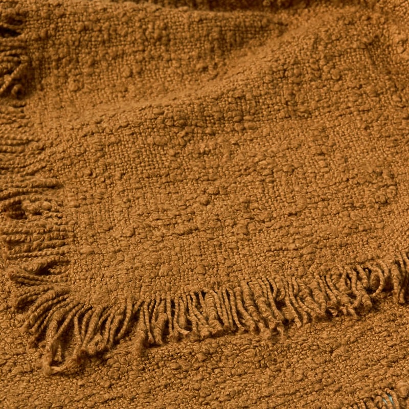 Leiden Brown Sugar Boucle Throw