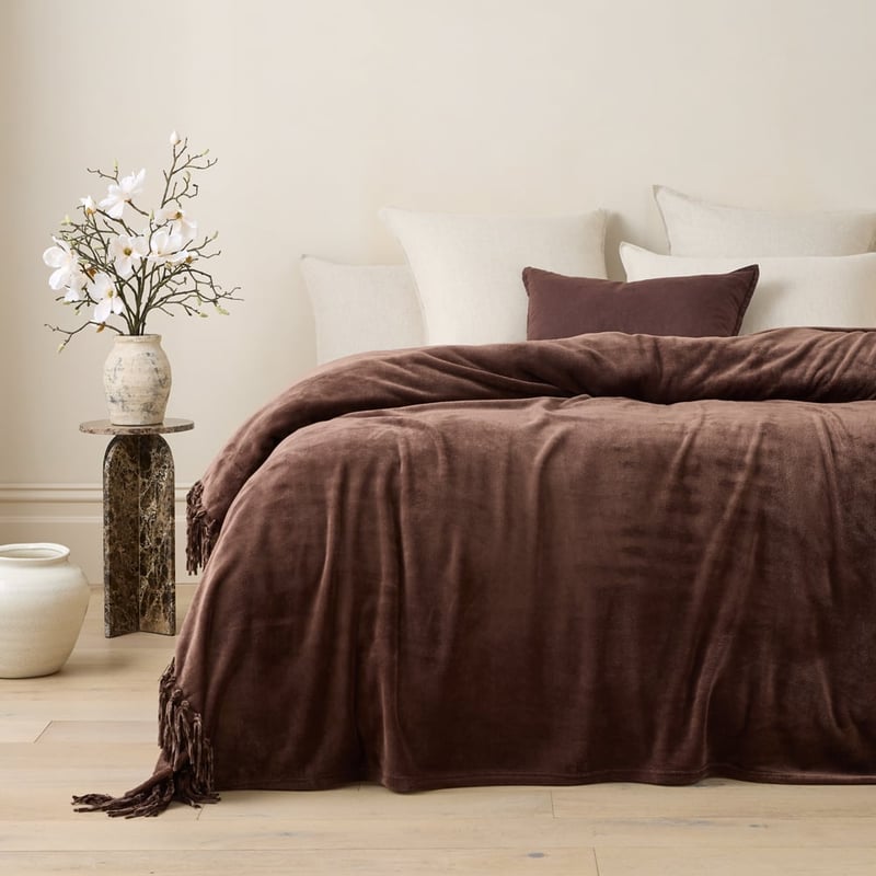 Supersoft Chocolate Blanket