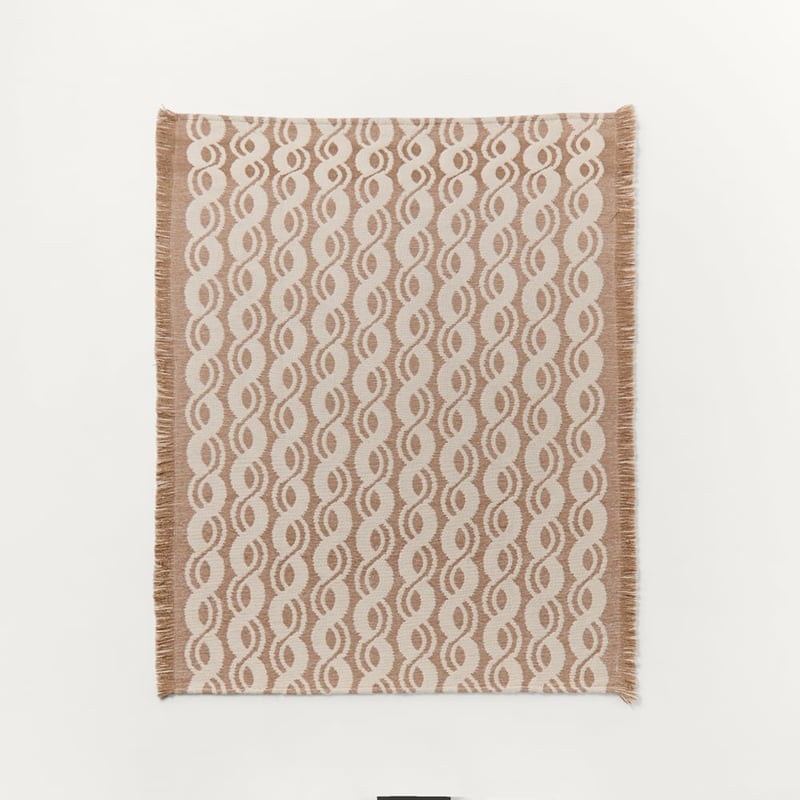 Mira Natural Woven Throw