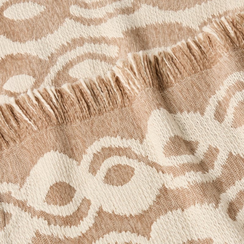 Mira Natural Woven Throw