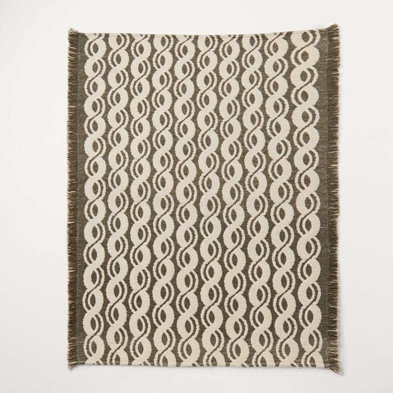Mira Chive Woven Throw