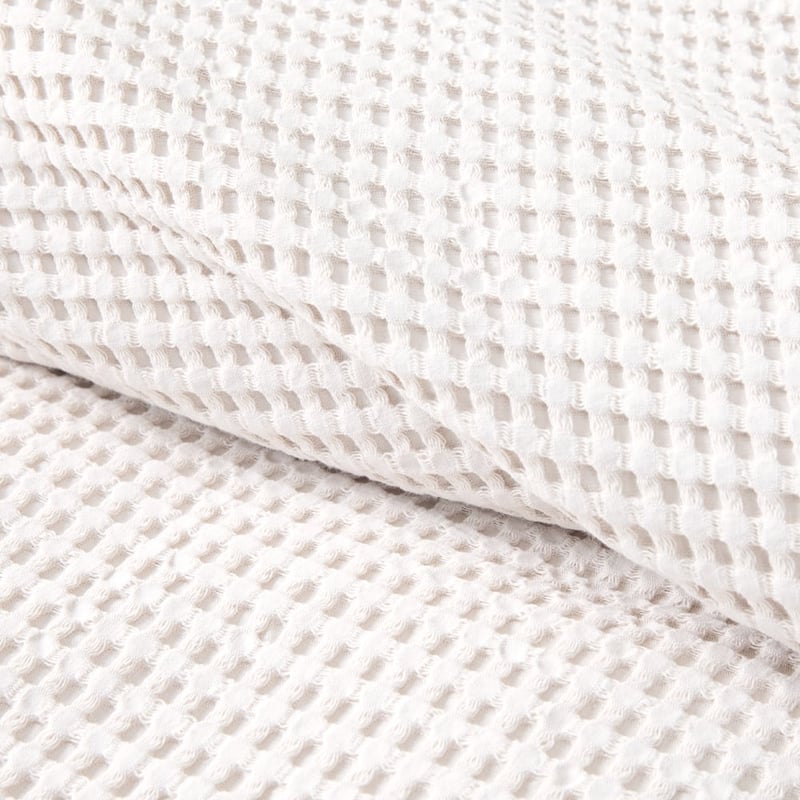 European Turkish Cotton Snow Waffle Washed Blanket 