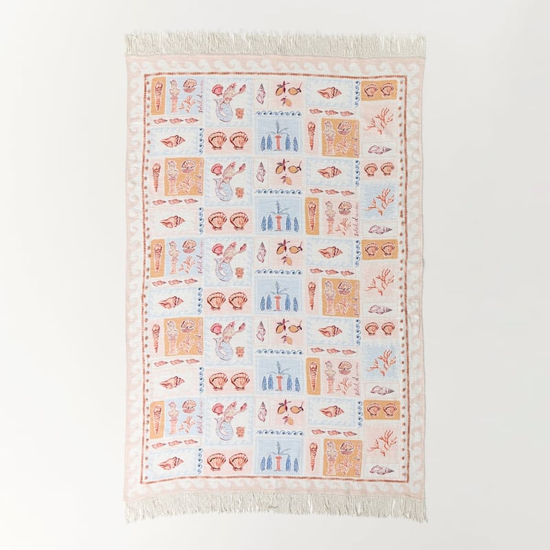 Nerida Blue Multi Postcard Throw