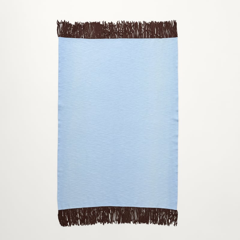 Parker Blue & Chocolate Throw