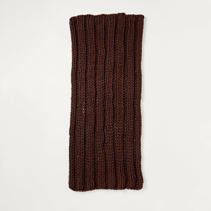 Lucerne Mocha Recycled Fur Throw