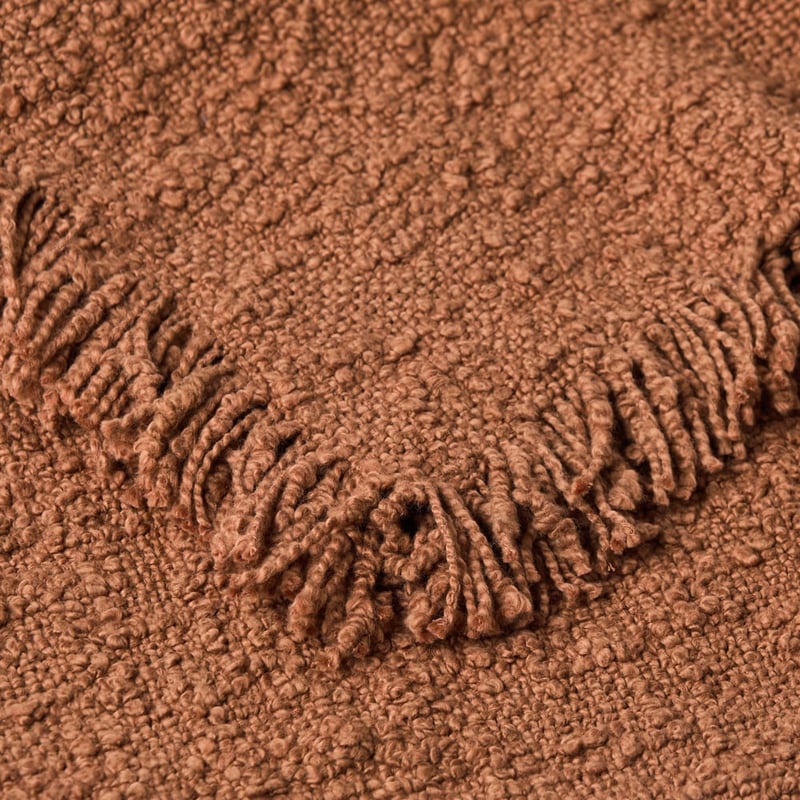 Leiden Umber Boucle Throw