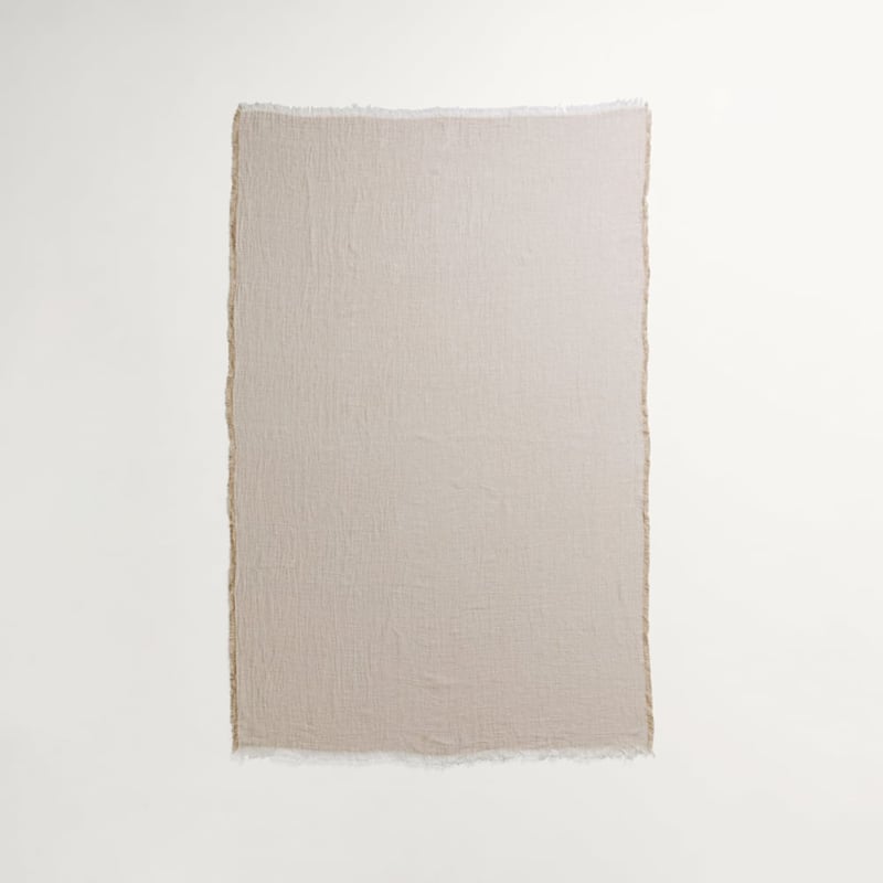 Belgian Vintage Wash Linen Linen Throw