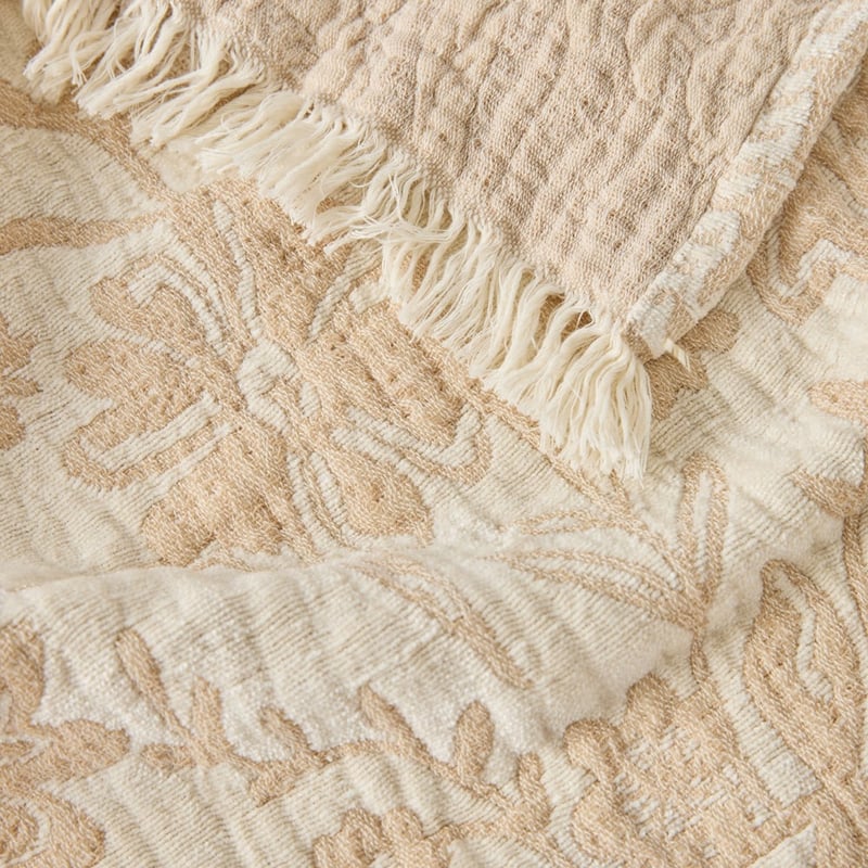 Pippa Pebble Floral Throw