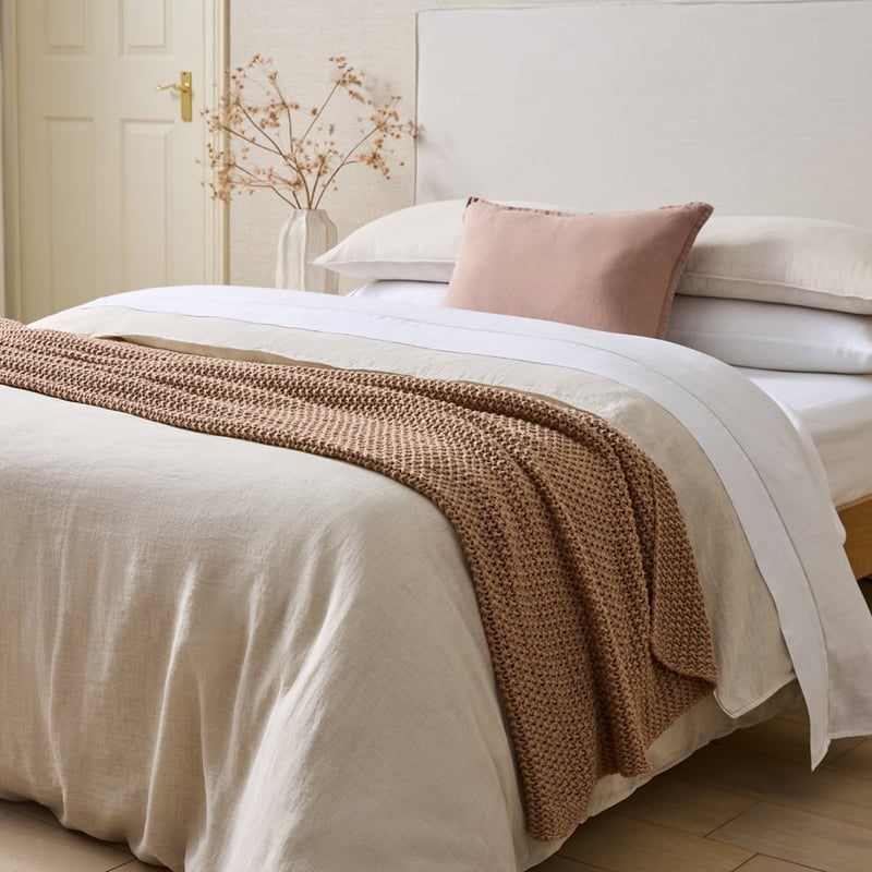 Hallstatt Hazelnut Chunky Knit King Throw