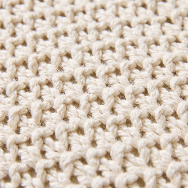 Hallstatt Natural Chunky Knit King Throw 