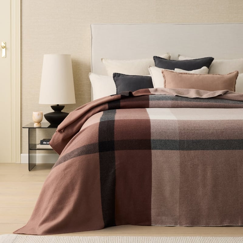 Highlands Mocha Australian Wool Blanket