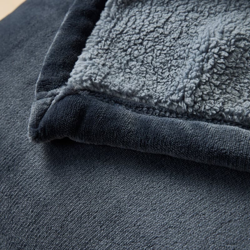 Bluestone Sherpa Blanket