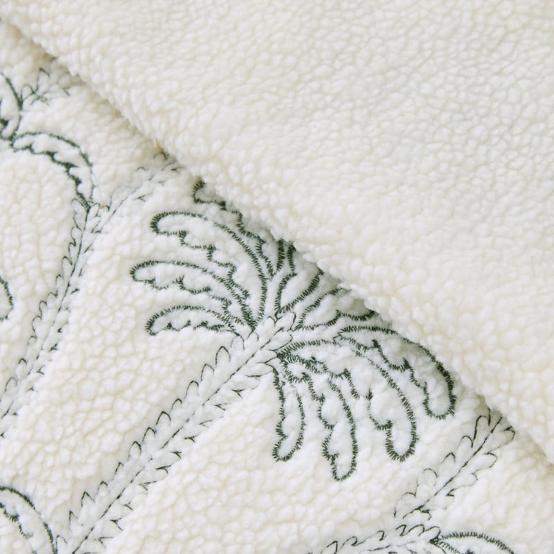 Dreamer Palm Sherpa Blanket