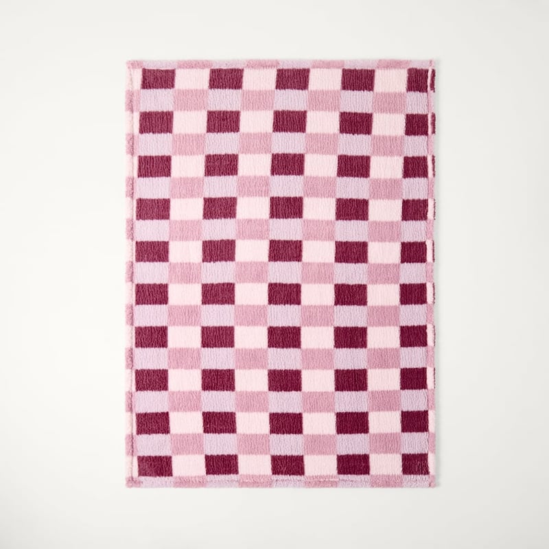 Cloud Ember Grid Throw
