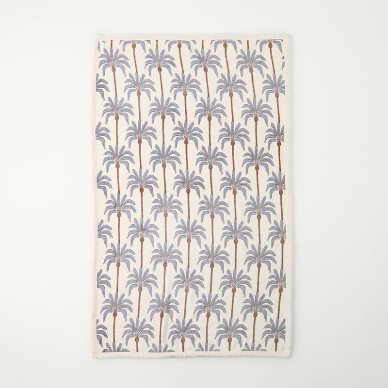 Coconut Palm Sherpa Throw