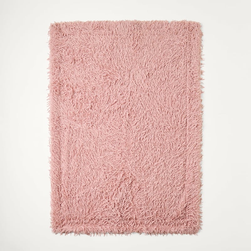 Moritz Peony Recycled Fur Throw