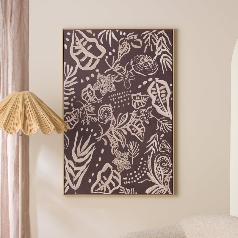 Ardara Brown Coco Portrait Canvas