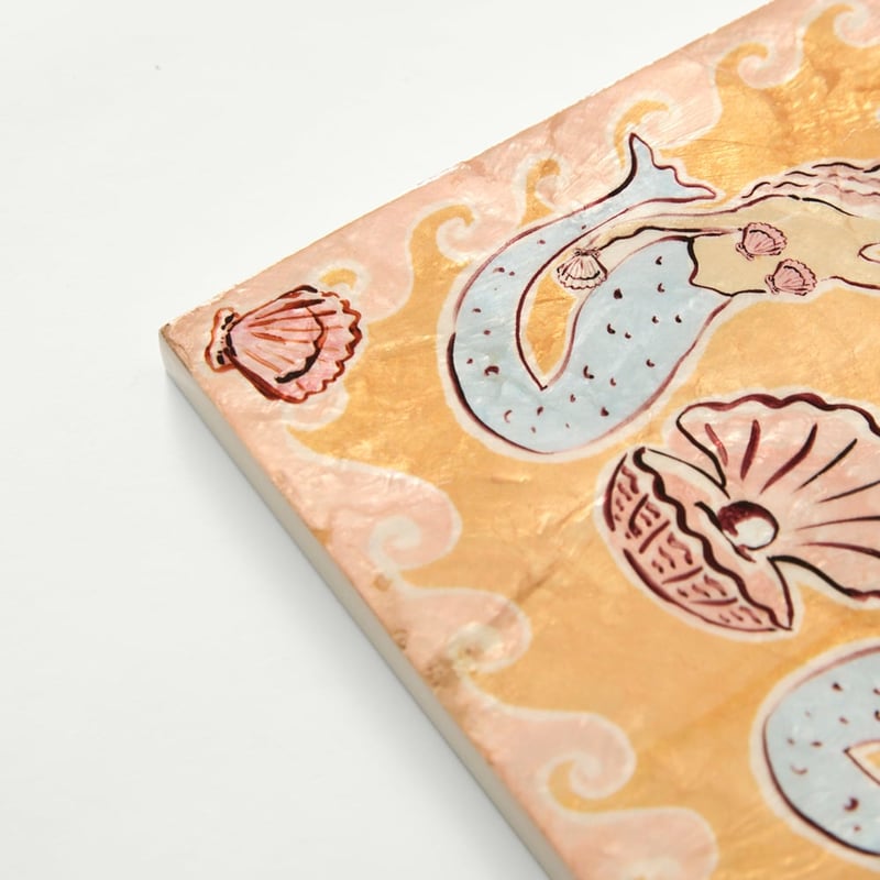 Nerida Pink Arch Capiz Wall Art