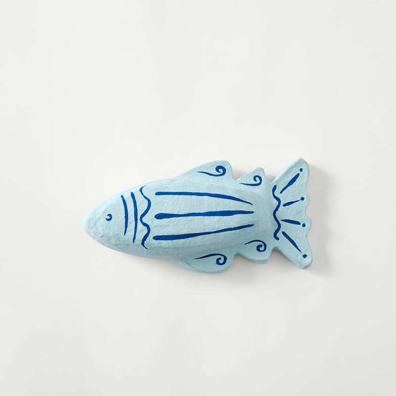 Fish Clear Water Cotton Mache Wall Décor