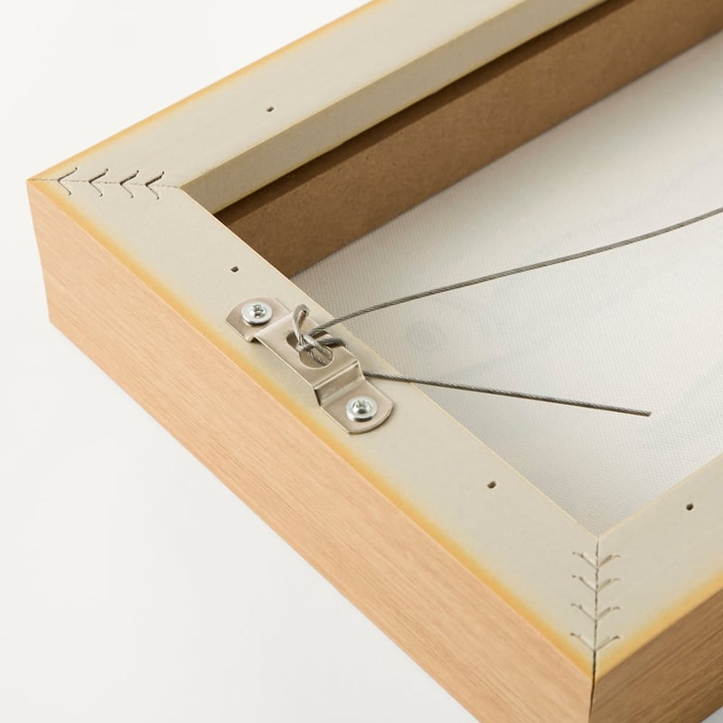 Kora Fish Blue & Natural Landscape Canvas