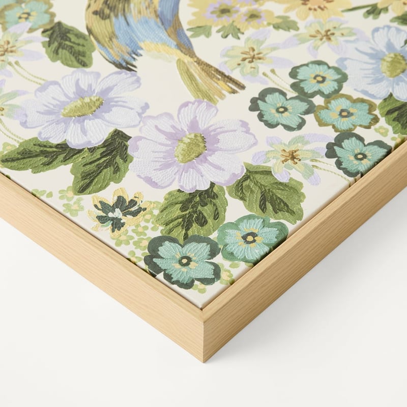 Embrosia Zoey Lilac & Sage Floral Square Canvas